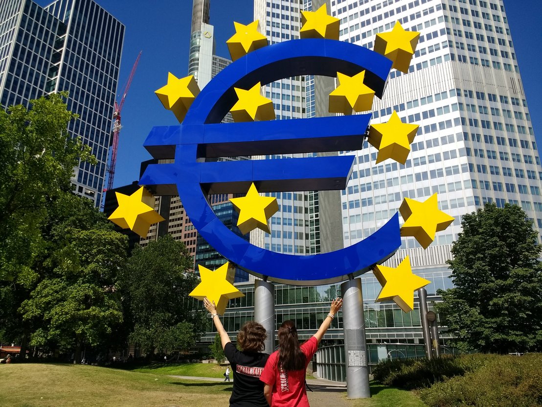 The Euro-Symbol represents Europa and the ECB